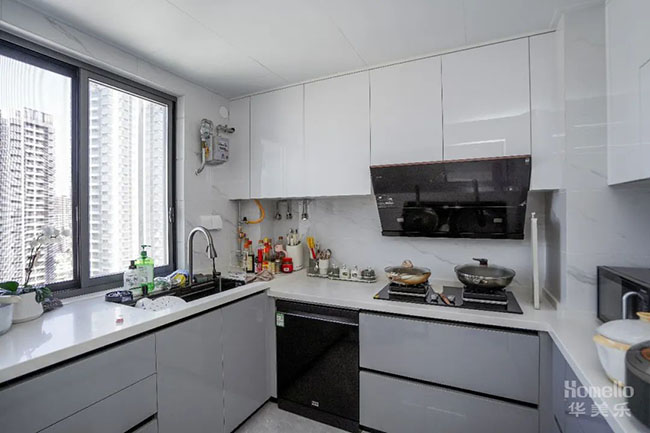 150㎡四居室現代風，結構簡單舒適空間足，功能性拉滿的樂居